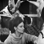 Doctor Who The Web Planet Menoptera inspect Barbara's hair