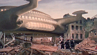 WhoBackWhen Peter Cushing Doctor Who Daleks Invasion Earth 2150AD Spaceship Matte Painting