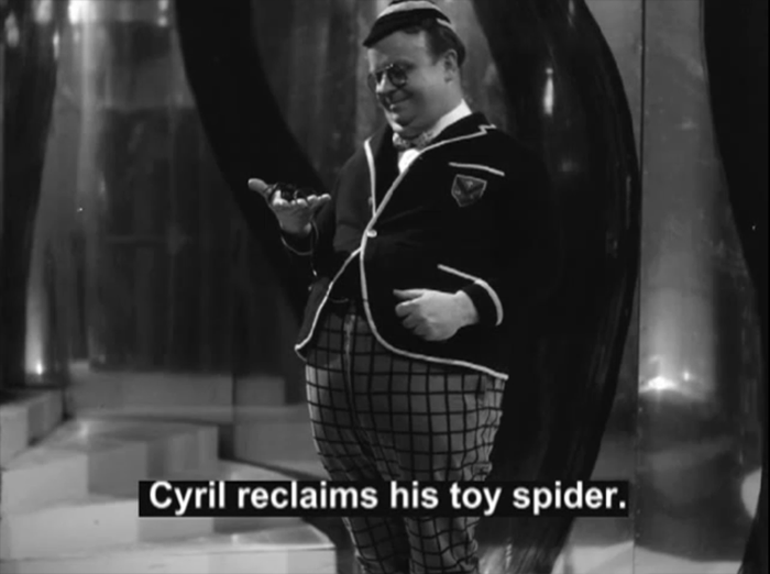 Cyril rocking the schoolboy look. Gross.