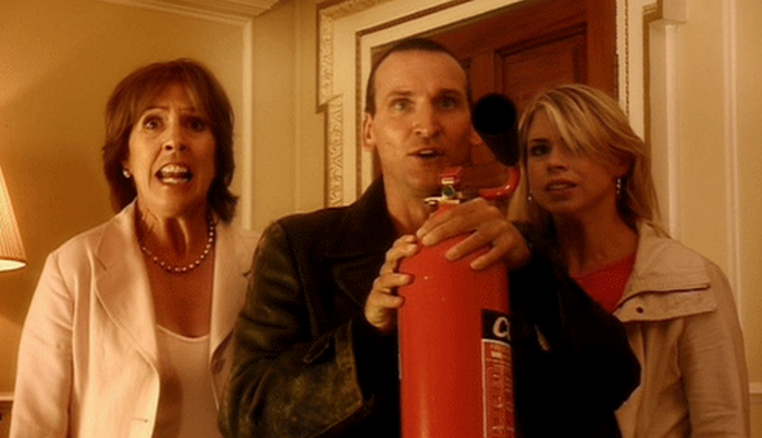 Please observe everybody's positions and expressions. Doc here about to unleash something cold. (compare with next pic)