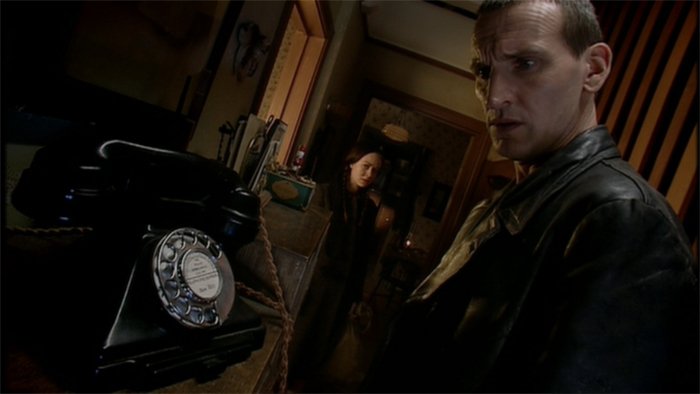 Beautifully framed horror shot. That's Nancy in the background btw.