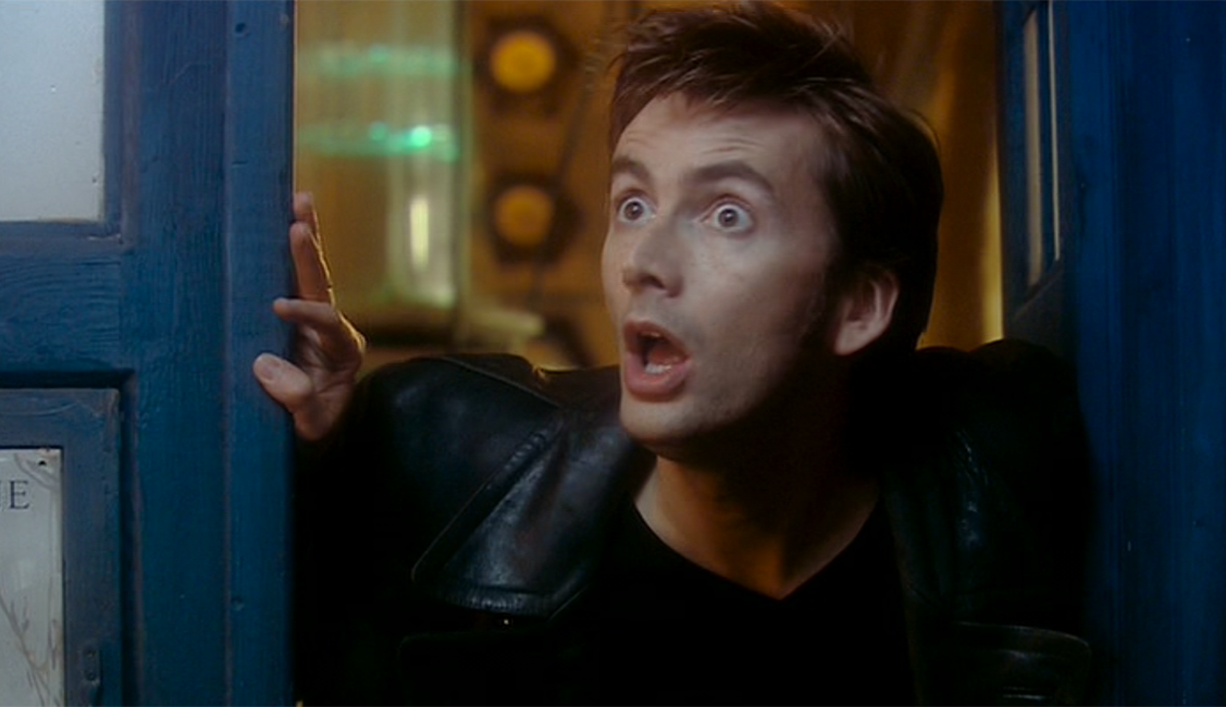 A fresh Doc. Tennant in Eccleston's clothes.