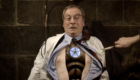 android-professor-reveals-super-buff-gladiator-torso-victory-of-the-daleks-doctor-who-back-when