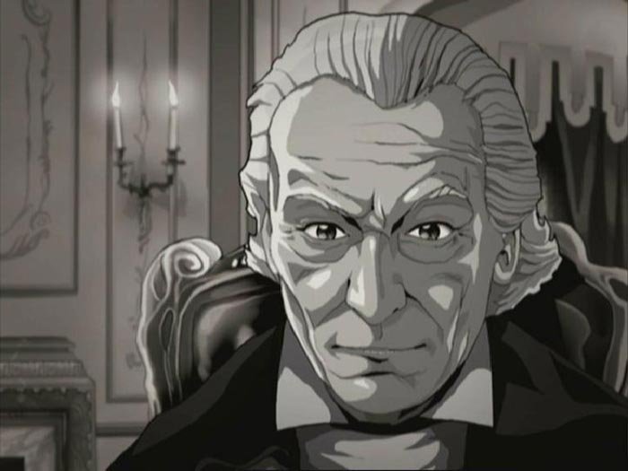 William Hartnell looking exceptionally animated