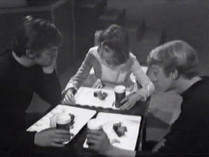 Vicki hangs out in the local Starbucks