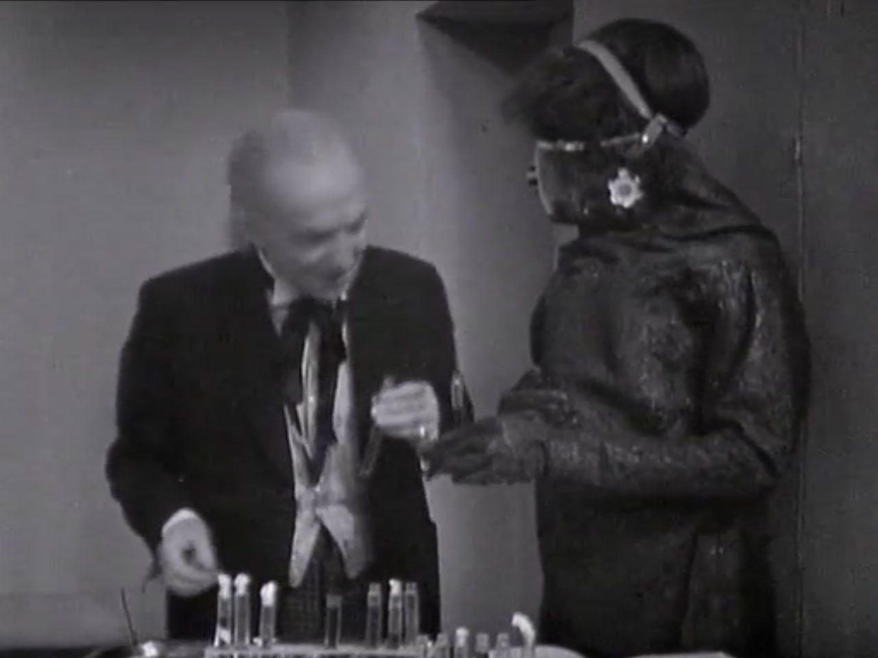 Just one of several Monoids wearing a mouthguard over his eyeball