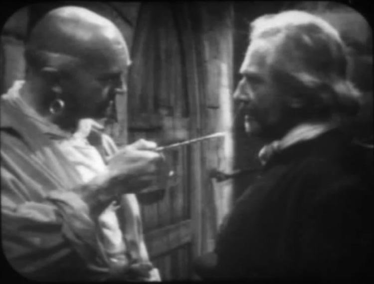 cherub threatens longfoot with a knife