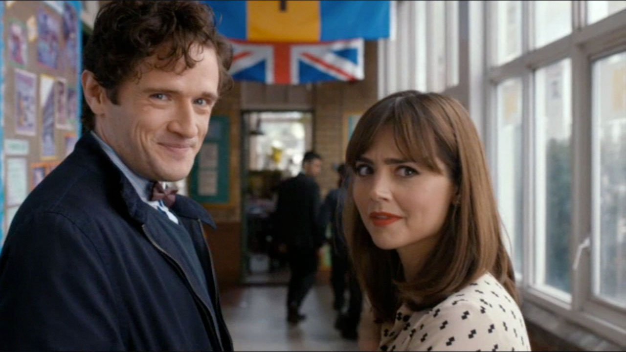 clara-oswald-and-faux-matt-smith-caretaker-doctor-who-back-when