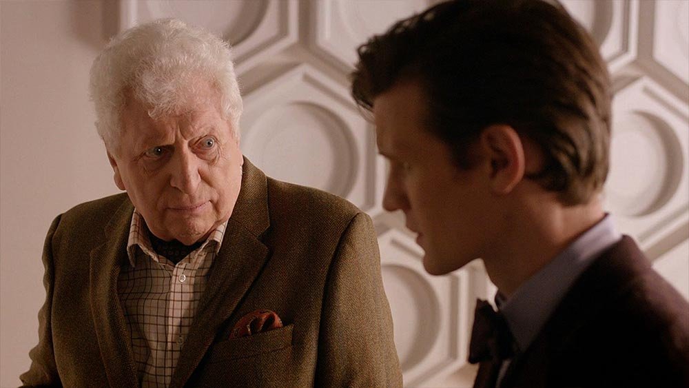 curator-tom-baker-fourth-doc-matt-smith-eleven-day-of-the-doctor-who-back-when
