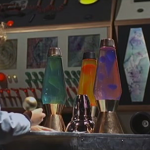 Doctor Who and the Daleks Peter Cushing Susan lava lamps