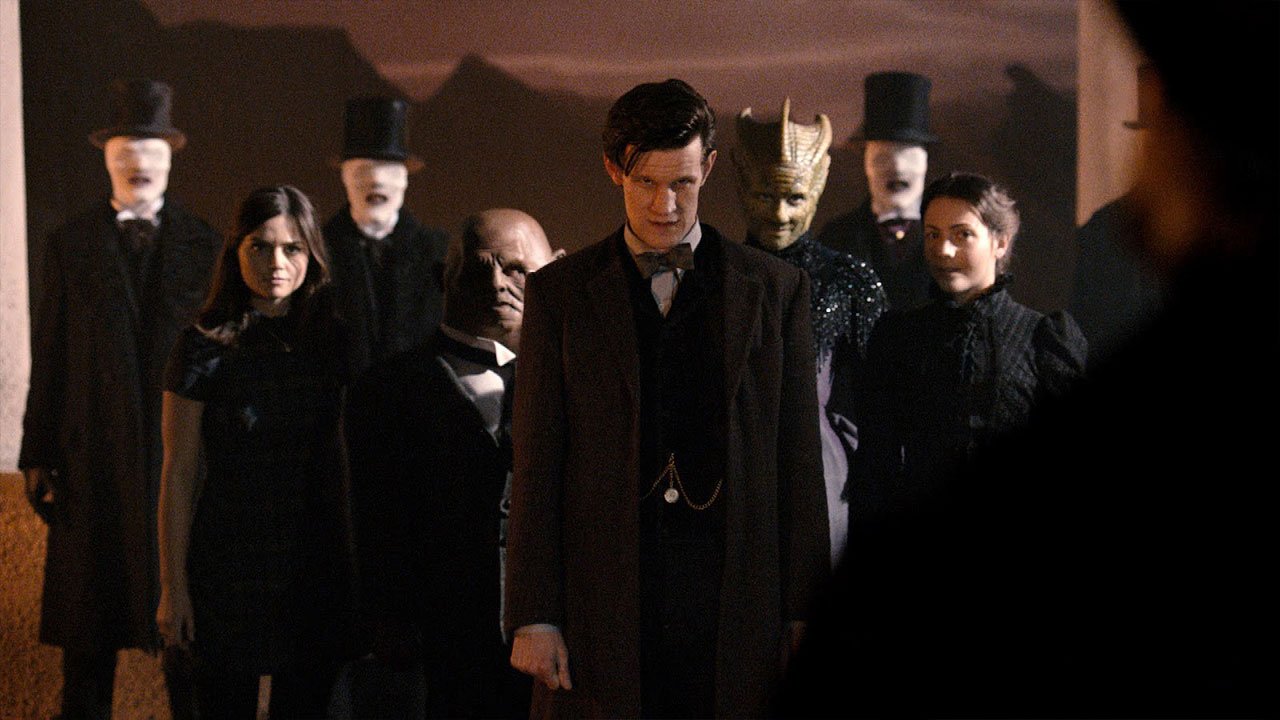 eleven-clara-paternoster-gang-great-intelligence-whisper-men-name-of-the-doctor-who-back-when