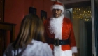 Danny Pink in Santa outfit