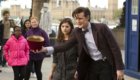 matt-smith-eleven-and-clara-oswald-arrive-on-southbank-bells-of-saint-john-doctor-who-back-when