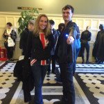 Rose and The Ninth Doctor Eccleston cosplay at OxCon Oxford 2016 Comic Con WhoBackWhen