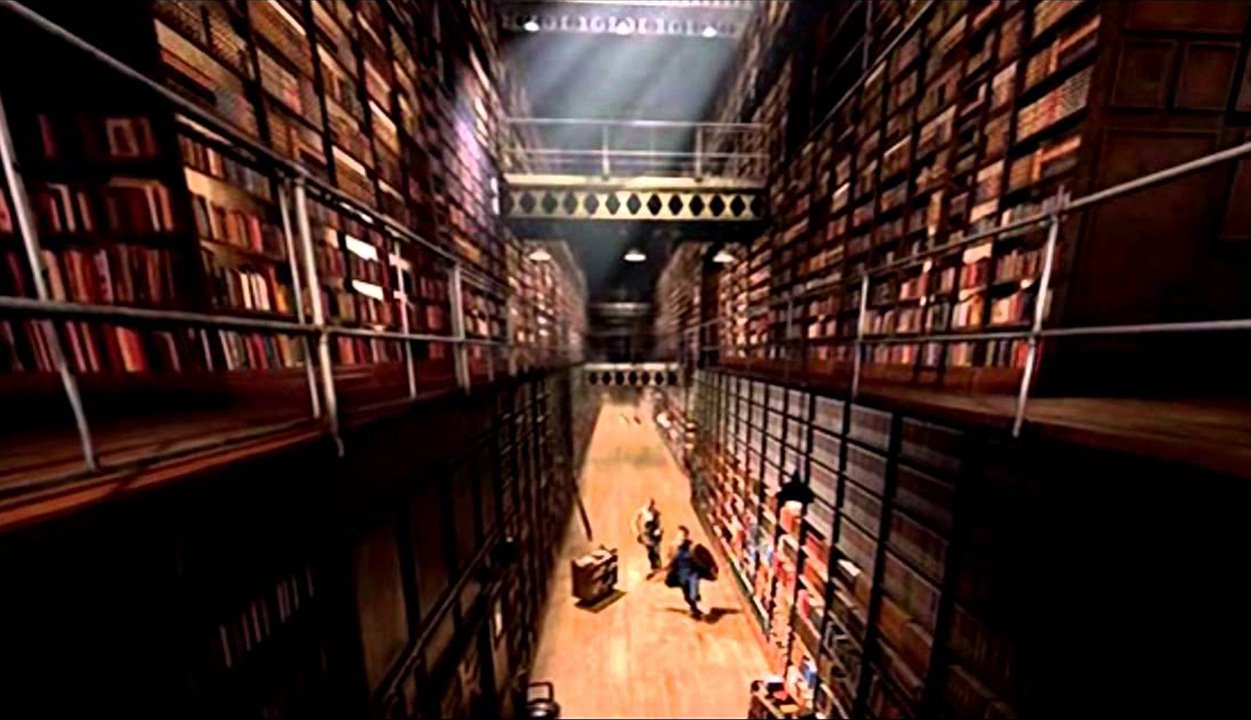 tennant-and-donna-running-down-corridor-silence-in-the-library-doctor-who-back-when