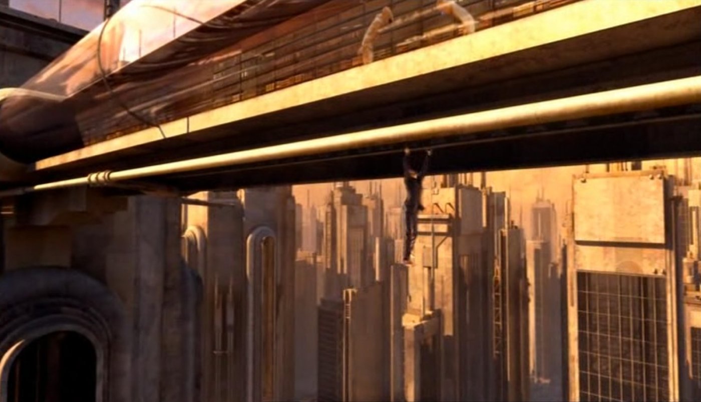 tennant-dangling-in-action-scene-forest-of-the-dead-doctor-who-back-when