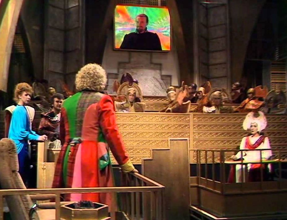 the-master-turns-up-on-matrix-tv-in-the-ultimate-foe-trial-of-a-time-lord-doctor-who-back-when