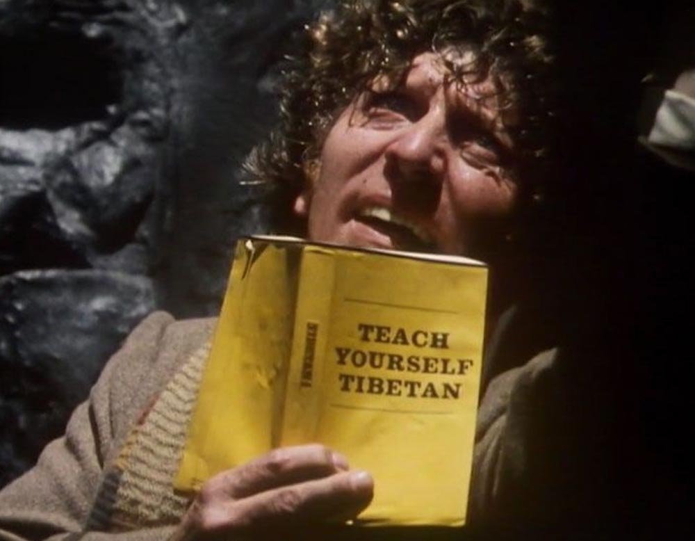tom-baker-four-teach-yourself-tibetan-creature-from-the-pit-doctor-who-back-when