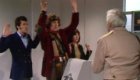 tom-baker-sarah-jane-harry-sullivan-held-at-gunpoint-revenge-of-the-cybermen-doctor-who-back-when