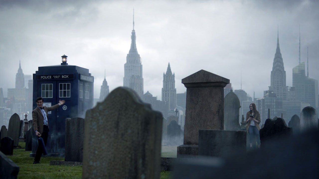 where-is-this-cemetary-and-why-did-they-park-there-angels-take-manhattan-doctor-who-back-when